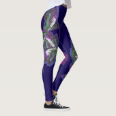 Abstrakte Medienkunst Leggings (Rechts)