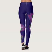 Abstrakte Medienkunst Leggings (Rückseite)