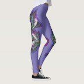 Abstrakte Medienkunst Leggings (Rechts)