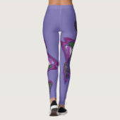 Abstrakte Medienkunst Leggings (Rückseite)