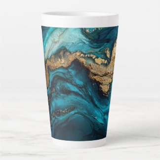 Abstrakte Meeres- Milchtasse