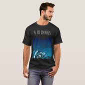 Abstrakte Meereslandschaft T-Shirt (Vorne ganz)