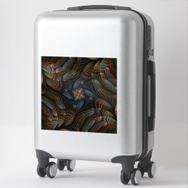 Abstrakte Meeresmuscheln Aufkleber
