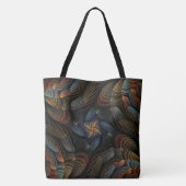 Abstrakte Meeresmuscheln Tasche (Rückseite)