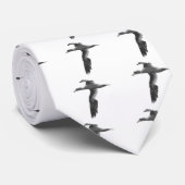 Abstrakte Meeresvögel Krawatte (Gerollt)