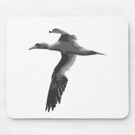 Abstrakte Meeresvögel Mousepad (Vorne)