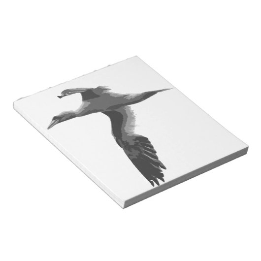 Abstrakte Meeresvögel Notizblock (angewinkelt)