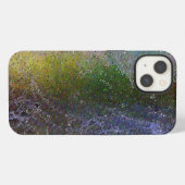 Abstrakte Meereswelle iPhone Hülle (Rückseite (Horizontal))