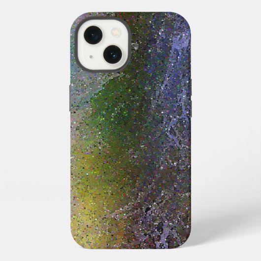 Abstrakte Meereswelle iPhone Hülle (Rückseite)