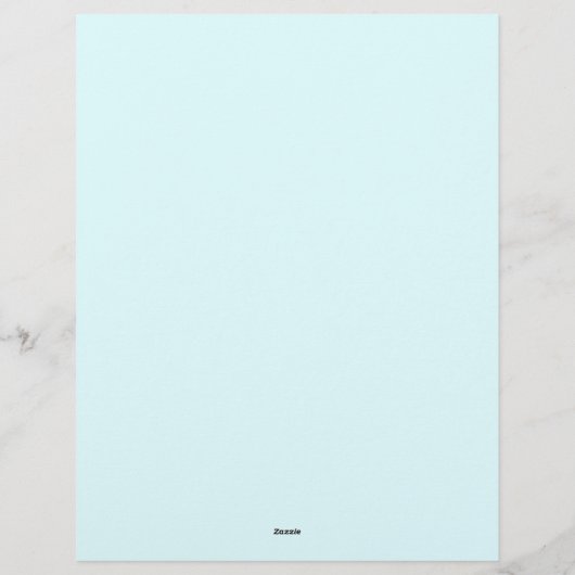 Abstrakte Meereswellen Briefbogen (Rückseite)