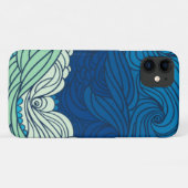Abstrakte Meereswellen Case-Mate iPhone Hülle (Rückseite (Horizontal))