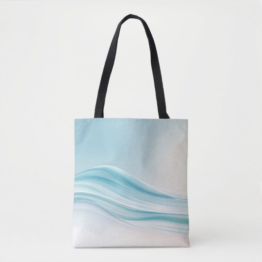 Abstrakte Meereswellen mit glatter Blues Tasche (Vorderseite)