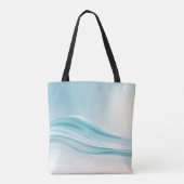 Abstrakte Meereswellen mit glatter Blues Tasche (Rückseite)