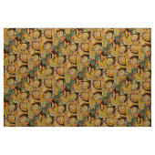 Abstrakte, mehrfarbige Gesichtskunst Stoff (Yard (91,4 cm))