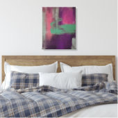 Abstrakte, mehrfarbige Leinwand (Insitu (Schlafzimmer))