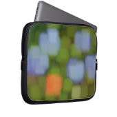 Abstrakte mehrfarbige Malerei Laptopschutzhülle (Vorne Rechts)