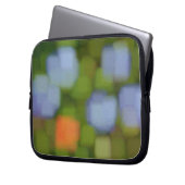 Abstrakte mehrfarbige Malerei Laptopschutzhülle (Vorderseite Links)