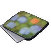 Abstrakte mehrfarbige Malerei Laptopschutzhülle (Vorne Knopf)