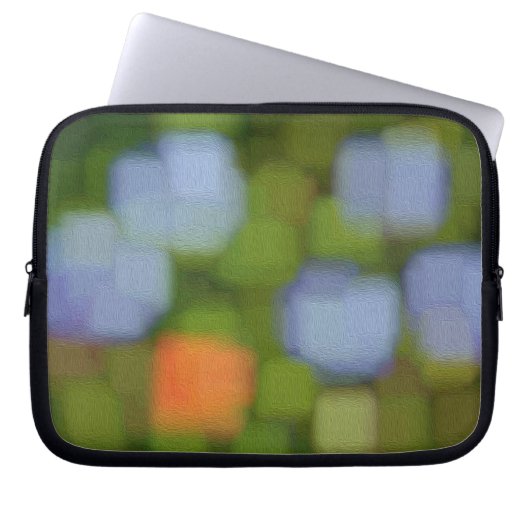 Abstrakte mehrfarbige Malerei Laptopschutzhülle (Vorderseite)