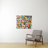 Abstrakte mehrfarbige Malerei Wandteppich (Beispiel (Horizontal))