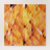Abstrakte mehrfarbige, niedrige Poly-Mosaike. Puzzle (Horizontal)