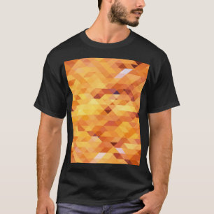 Abstrakte mehrfarbige, niedrige Poly-Mosaike. T-Shirt