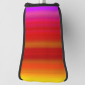 Abstrakte mehrfarbige Streifen Golf Headcover (Rotieren 90)