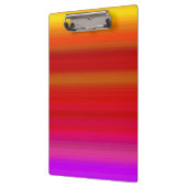Abstrakte mehrfarbige Streifen Klemmbrett (Links)