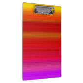 Abstrakte mehrfarbige Streifen Klemmbrett (Rechts)