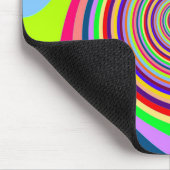 Abstrakte mehrfarbige Swirl-Maus-Pad Mousepad (Ecke)