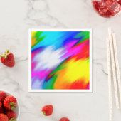 Abstrakte mehrfarbige Textur Serviette (Beispiel)