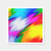 Abstrakte mehrfarbige Textur Serviette (Vorderseite)