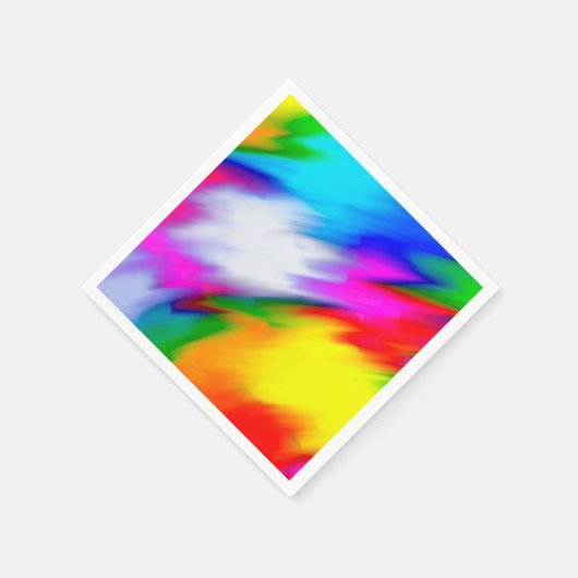 Abstrakte mehrfarbige Textur Serviette (Ecke)