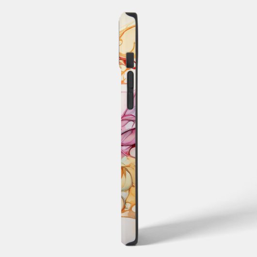 Abstrakte mehrfarbige Wirbel Case-Mate iPhone Hülle (Rückseite / Links)