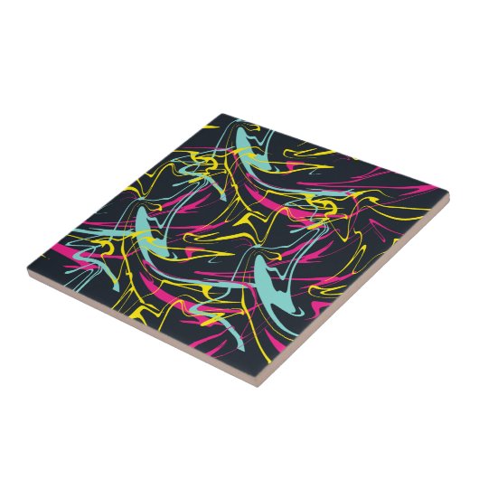 Abstrakte Memphis-Muster Fliese (Seite)