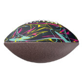 Abstrakte Memphis-Muster Football (Gedreht 270)