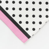 Abstrakte Memphis Nahtlose Muster mit 3d Geometr Fleecedecke (Ecke)