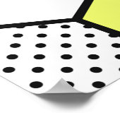 Abstrakte Memphis Nahtlose Muster mit 3d Geometr Poster (Ecke)