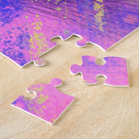 Abstrakte Menschen sehen sich Mood Art Cubism Stil Puzzle (Seite)