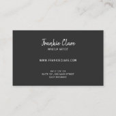 Abstrakte Mermaid-Skala mit Golddetails Visitenkarte (Rückseite)