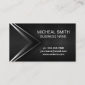 Abstrakte Metallic Mesh Hintergrund Visitenkarte (Vorderseite)