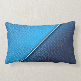 Abstrakte metallische gebürstete lendenkissen