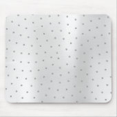 Abstrakte metallische Swarovski-Kristalle Silbergr Mousepad (Vorne)
