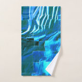 Abstrakte metallische Textur des Himmelsmosaiks Badhandtuch Set (Handtuch)