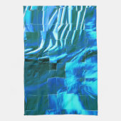 Abstrakte metallische Textur des Himmelsmosaiks Geschirrtuch (Vertikal)