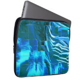 Abstrakte metallische Textur des Himmelsmosaiks Laptopschutzhülle (Vorne Rechts)