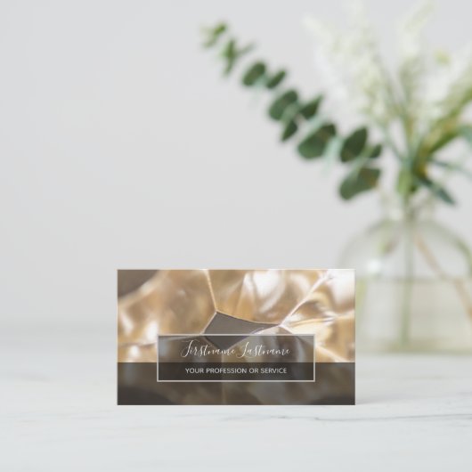 Abstrakte Metalllegierungsstrukturen Visitenkarte (Stehend Vorderseite)