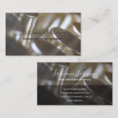 Abstrakte Metalllegierungsstrukturen Visitenkarte (Vorne/Hinten)
