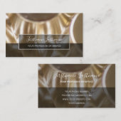 Abstrakte Metalllegierungsstrukturen Visitenkarte (Vorne/Hinten)