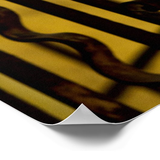 Abstrakte Metallverarbeitung Poster (Ecke)